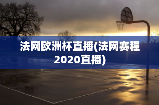 法网欧洲杯直播(法网赛程2020直播)