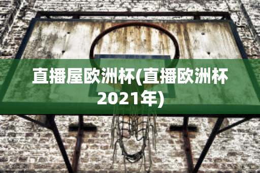 直播屋欧洲杯(直播欧洲杯2021年)