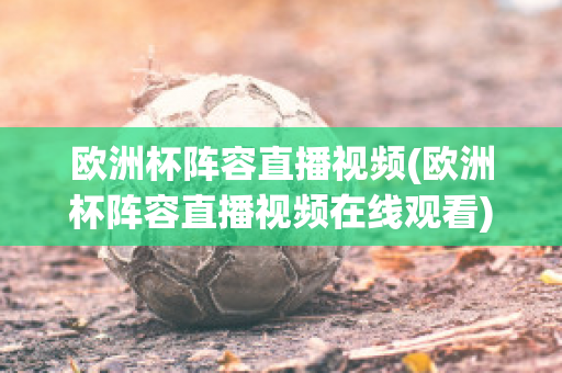 欧洲杯阵容直播视频(欧洲杯阵容直播视频在线观看)