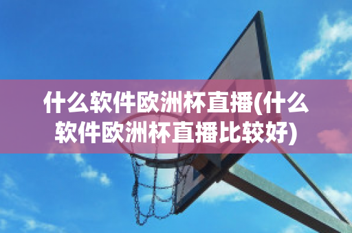 什么软件欧洲杯直播(什么软件欧洲杯直播比较好)