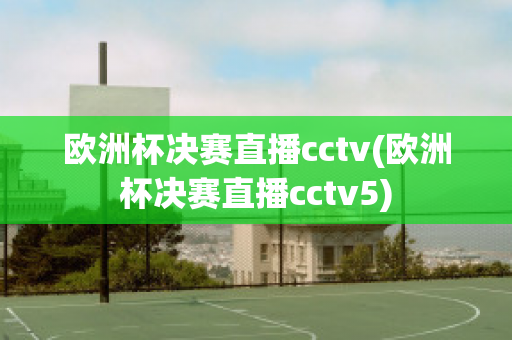 欧洲杯决赛直播cctv(欧洲杯决赛直播cctv5)