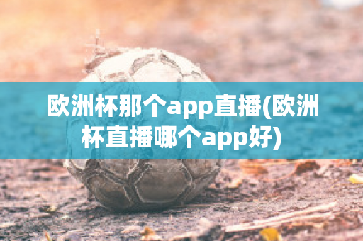 欧洲杯那个app直播(欧洲杯直播哪个app好)