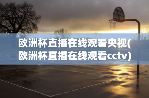 欧洲杯直播在线观看央视(欧洲杯直播在线观看cctv)