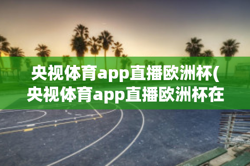 央视体育app直播欧洲杯(央视体育app直播欧洲杯在哪看)