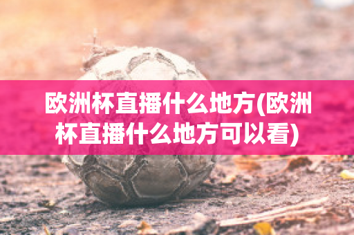 欧洲杯直播什么地方(欧洲杯直播什么地方可以看)