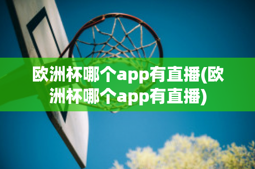 欧洲杯哪个app有直播(欧洲杯哪个app有直播)