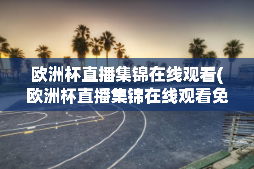 欧洲杯直播集锦在线观看(欧洲杯直播集锦在线观看免费)