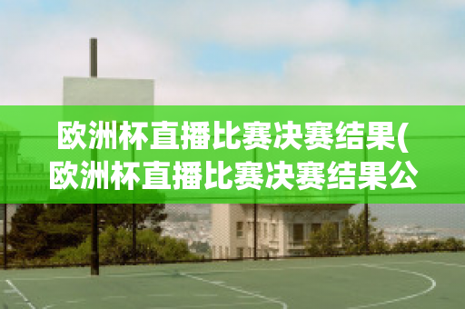 欧洲杯直播比赛决赛结果(欧洲杯直播比赛决赛结果公布)