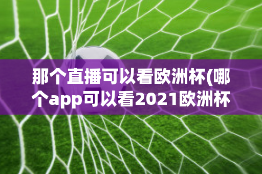 那个直播可以看欧洲杯(哪个app可以看2021欧洲杯直播)