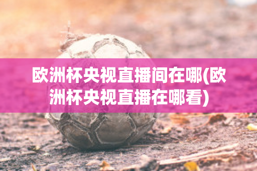 欧洲杯央视直播间在哪(欧洲杯央视直播在哪看)