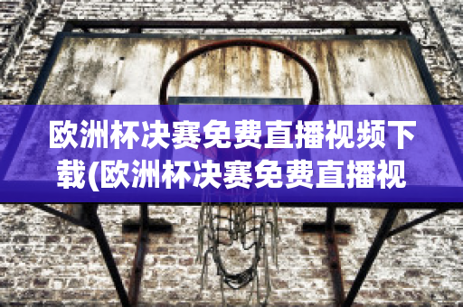 欧洲杯决赛免费直播视频下载(欧洲杯决赛免费直播视频下载软件)