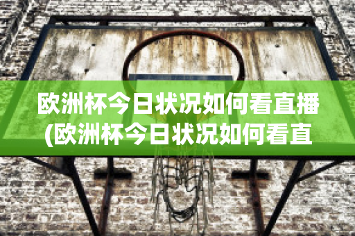 欧洲杯今日状况如何看直播(欧洲杯今日状况如何看直播回放)