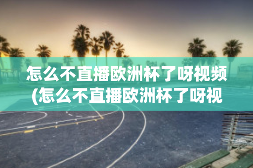 怎么不直播欧洲杯了呀视频(怎么不直播欧洲杯了呀视频回放)