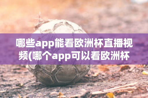 哪些app能看欧洲杯直播视频(哪个app可以看欧洲杯直播)