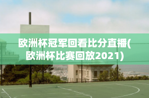 欧洲杯冠军回看比分直播(欧洲杯比赛回放2021)