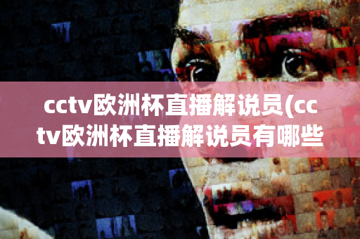 cctv欧洲杯直播解说员(cctv欧洲杯直播解说员有哪些)