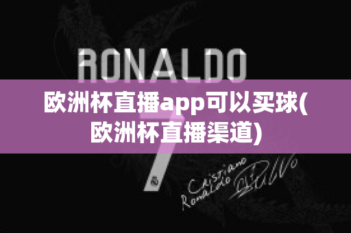 欧洲杯直播app可以买球(欧洲杯直播渠道)