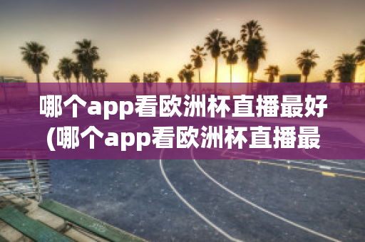 哪个app看欧洲杯直播最好(哪个app看欧洲杯直播最好用)