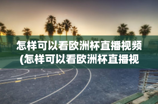 怎样可以看欧洲杯直播视频(怎样可以看欧洲杯直播视频软件)