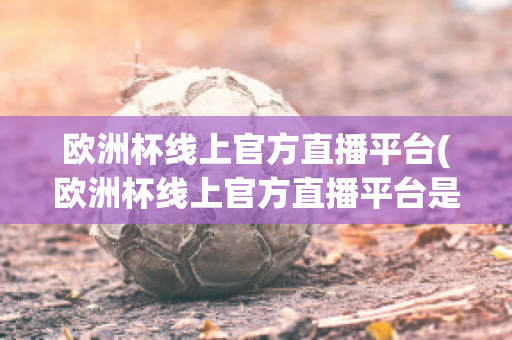 欧洲杯线上官方直播平台(欧洲杯线上官方直播平台是什么)