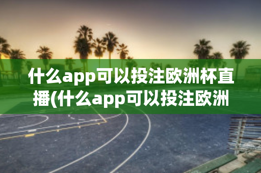 什么app可以投注欧洲杯直播(什么app可以投注欧洲杯直播软件)