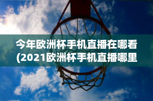 今年欧洲杯手机直播在哪看(2021欧洲杯手机直播哪里看)