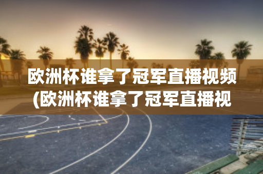 欧洲杯谁拿了冠军直播视频(欧洲杯谁拿了冠军直播视频在线观看)