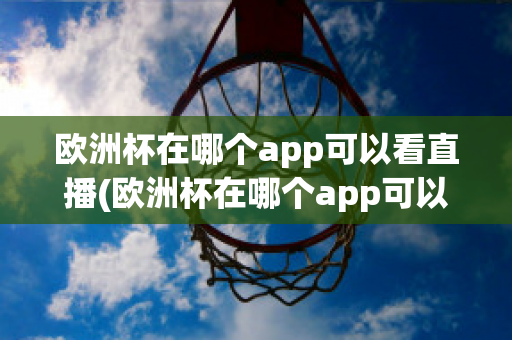 欧洲杯在哪个app可以看直播(欧洲杯在哪个app可以看直播的)