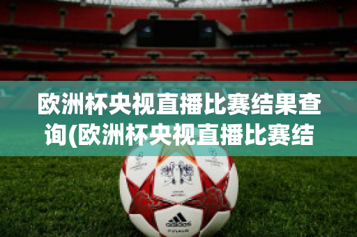 欧洲杯央视直播比赛结果查询(欧洲杯央视直播比赛结果查询表)