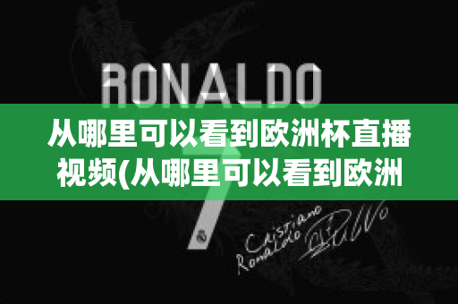 从哪里可以看到欧洲杯直播视频(从哪里可以看到欧洲杯直播视频呢)