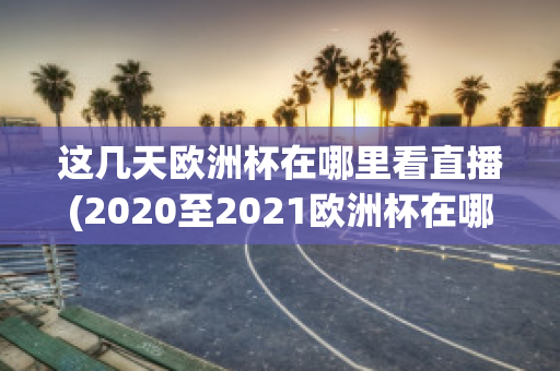 这几天欧洲杯在哪里看直播(2020至2021欧洲杯在哪里可以看直播)