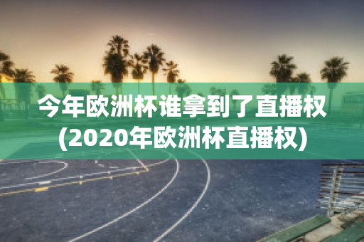 今年欧洲杯谁拿到了直播权(2020年欧洲杯直播权)