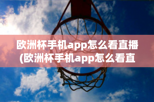 欧洲杯手机app怎么看直播(欧洲杯手机app怎么看直播视频)