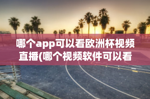 哪个app可以看欧洲杯视频直播(哪个视频软件可以看欧洲杯直播)