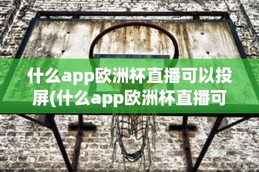 什么app欧洲杯直播可以投屏(什么app欧洲杯直播可以投屏看)