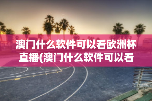 澳门什么软件可以看欧洲杯直播(澳门什么软件可以看欧洲杯直播回放)