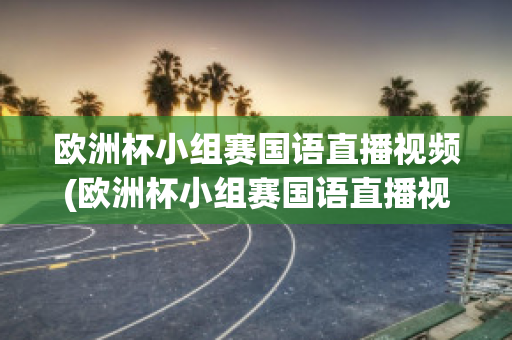 欧洲杯小组赛国语直播视频(欧洲杯小组赛国语直播视频在线观看)