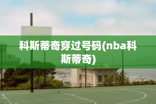 科斯蒂奇穿过号码(nba科斯蒂奇)