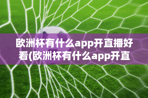 欧洲杯有什么app开直播好看(欧洲杯有什么app开直播好看点)