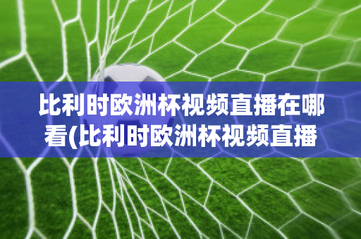 比利时欧洲杯视频直播在哪看(比利时欧洲杯视频直播在哪看回放)