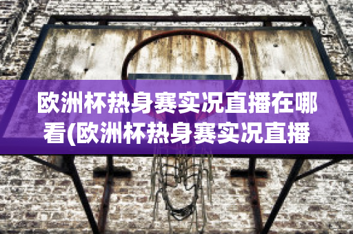 欧洲杯热身赛实况直播在哪看(欧洲杯热身赛实况直播在哪看回放)