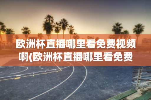 欧洲杯直播哪里看免费视频啊(欧洲杯直播哪里看免费视频啊最新)