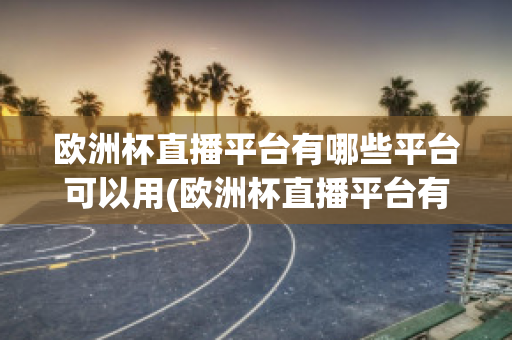 欧洲杯直播平台有哪些平台可以用(欧洲杯直播平台有哪些平台可以用手机)