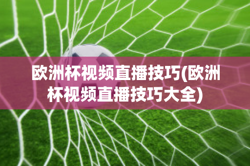 欧洲杯视频直播技巧(欧洲杯视频直播技巧大全)