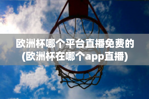 欧洲杯哪个平台直播免费的(欧洲杯在哪个app直播)