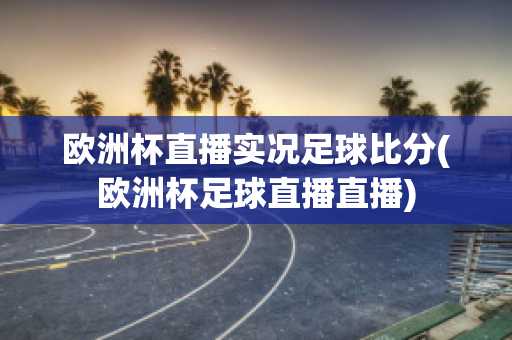 欧洲杯直播实况足球比分(欧洲杯足球直播直播)