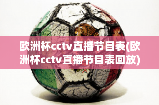 欧洲杯cctv直播节目表(欧洲杯cctv直播节目表回放)