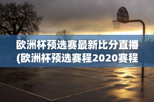 欧洲杯预选赛最新比分直播(欧洲杯预选赛程2020赛程表)