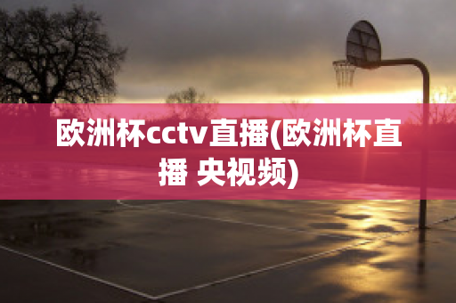 欧洲杯cctv直播(欧洲杯直播 央视频)